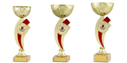 Gold and Red Trophy Cup Awards 2069 Series